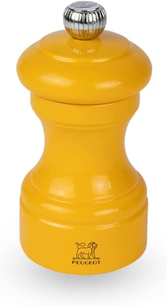 Peugeot Bistrorama Manual Salt Mill – Saffron Yellow – 10 cm