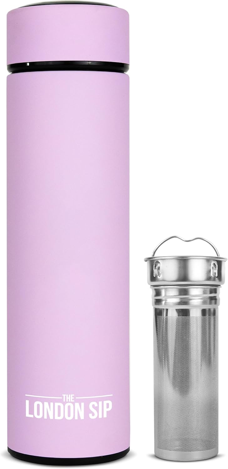 London Sip Tea Infuser Bottle – Lilac – 16 oz