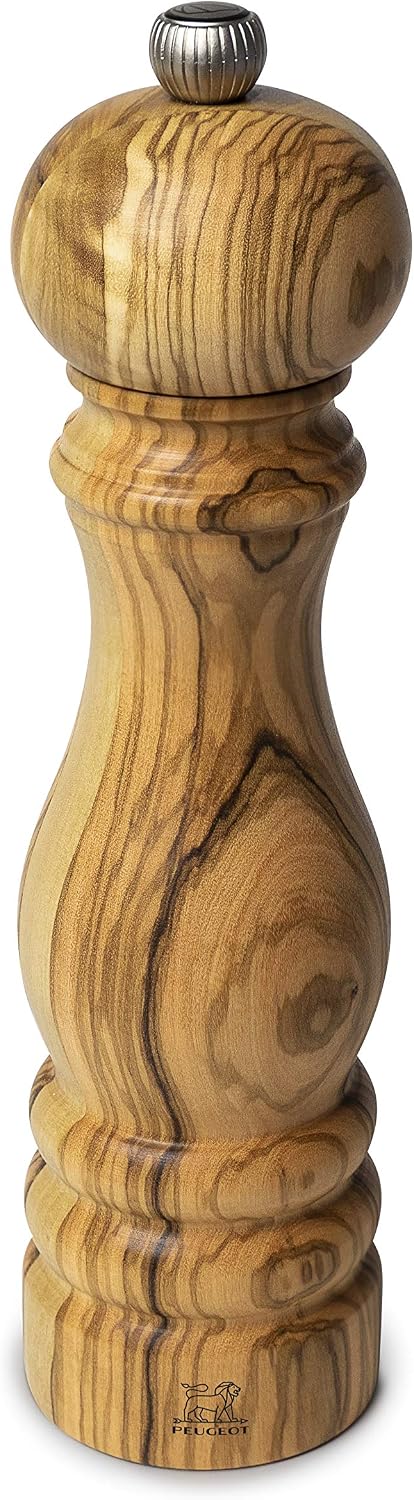 Peugeot Paris Olive Wood Pepper Mill – 22 cm