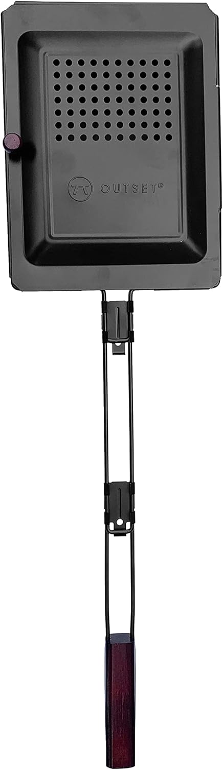 Outset Grill Popcorn Popper Tray – BBQ Popcorn Maker with Lid