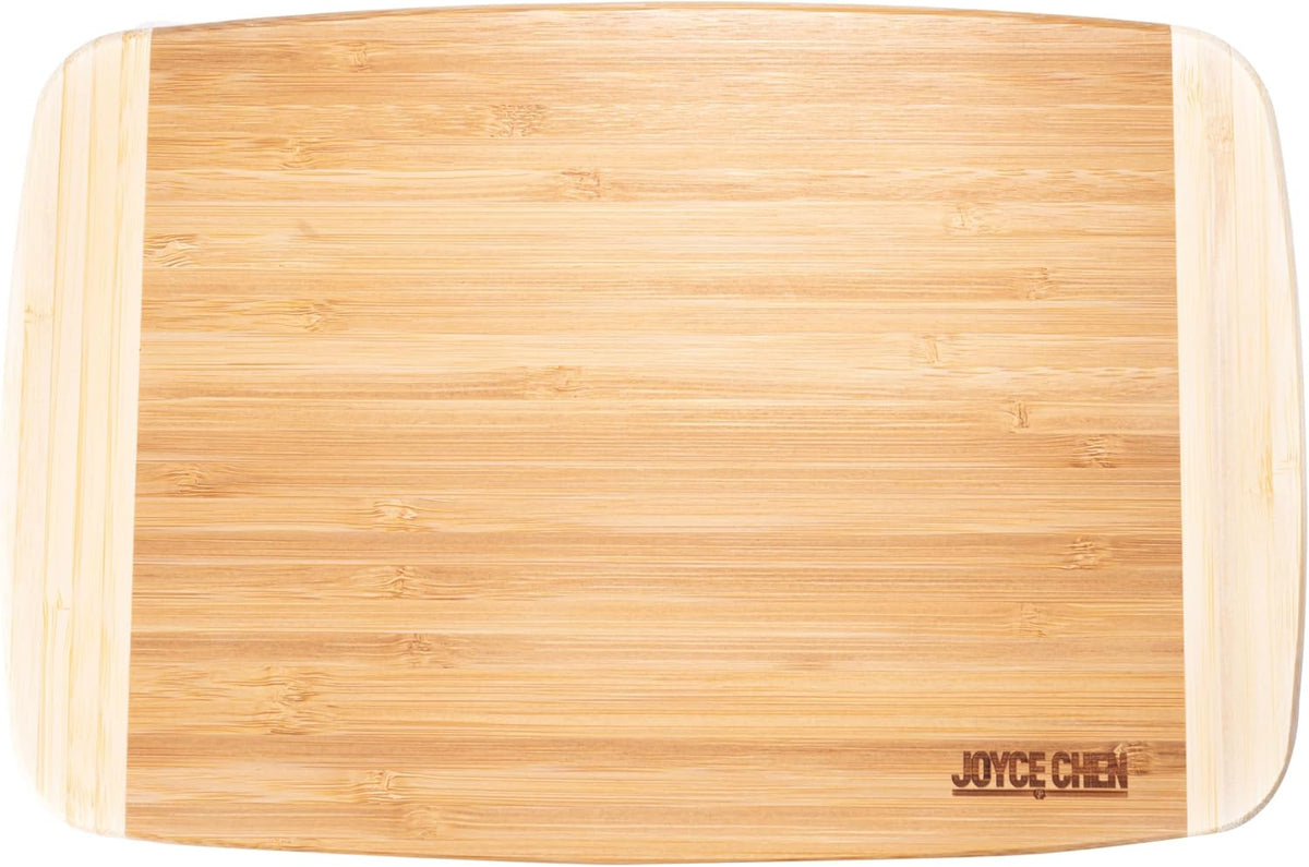 Joyce Chen Medium Burnished Bamboo Cutting Board – 8 x 12"