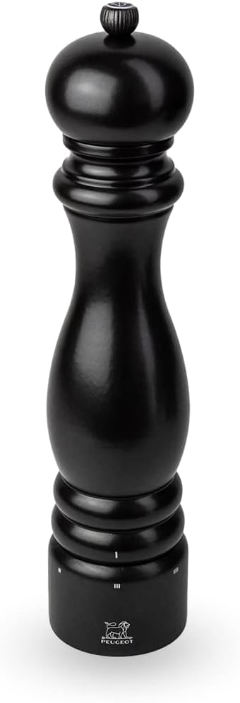 Peugeot Paris u'Select Satin Black Lacquer Salt Mill – 30 cm