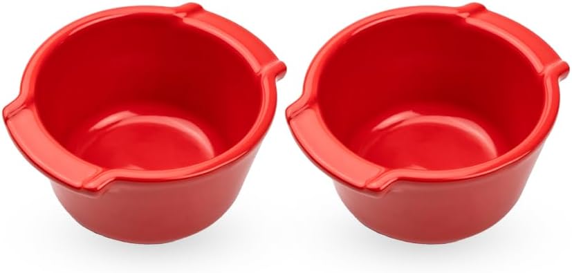 Peugeot Ceramic Ramekins Duo – Red – 10 cm