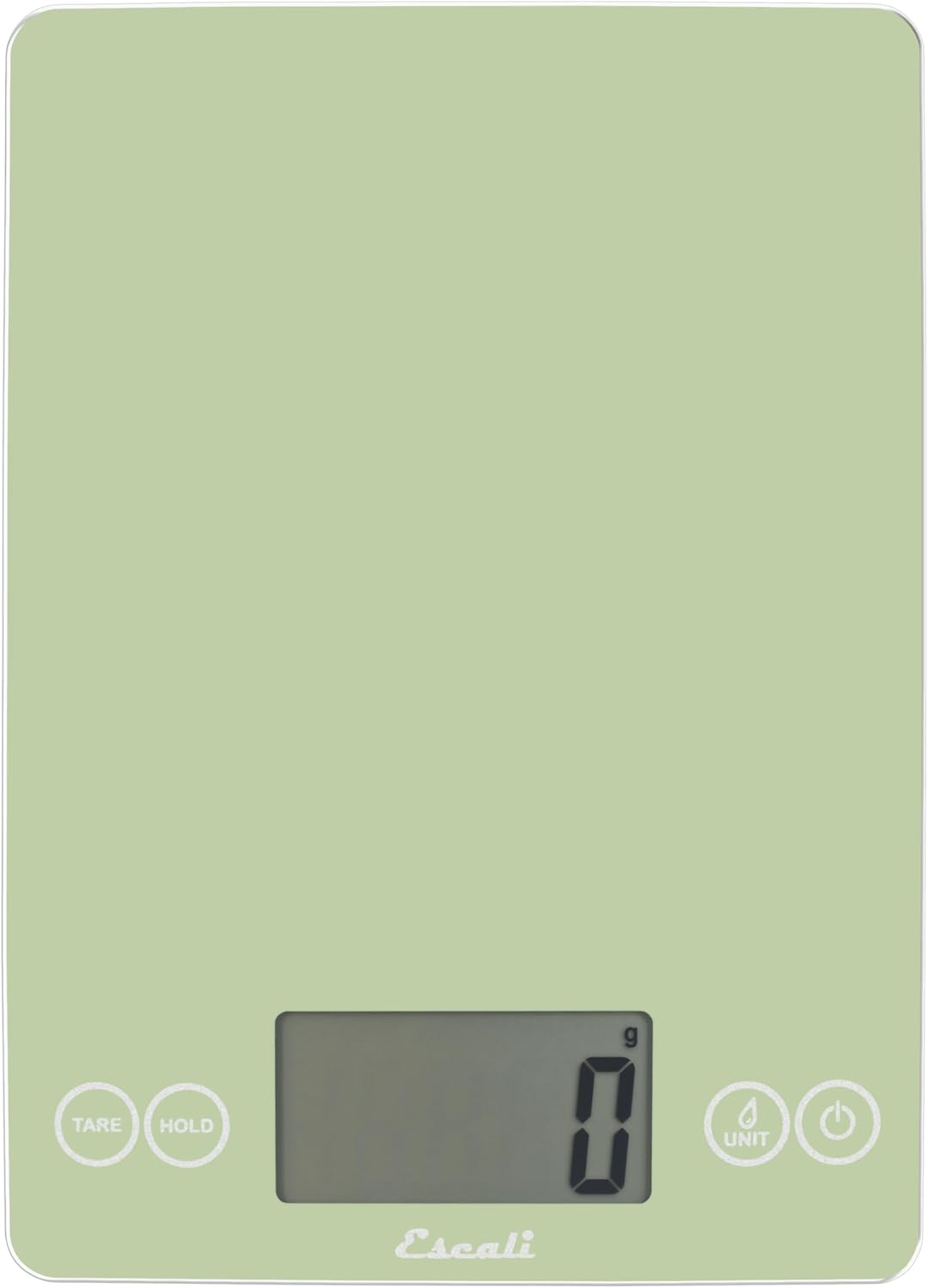 Escali Arti Classic Glass Digital Scale – Classic Green