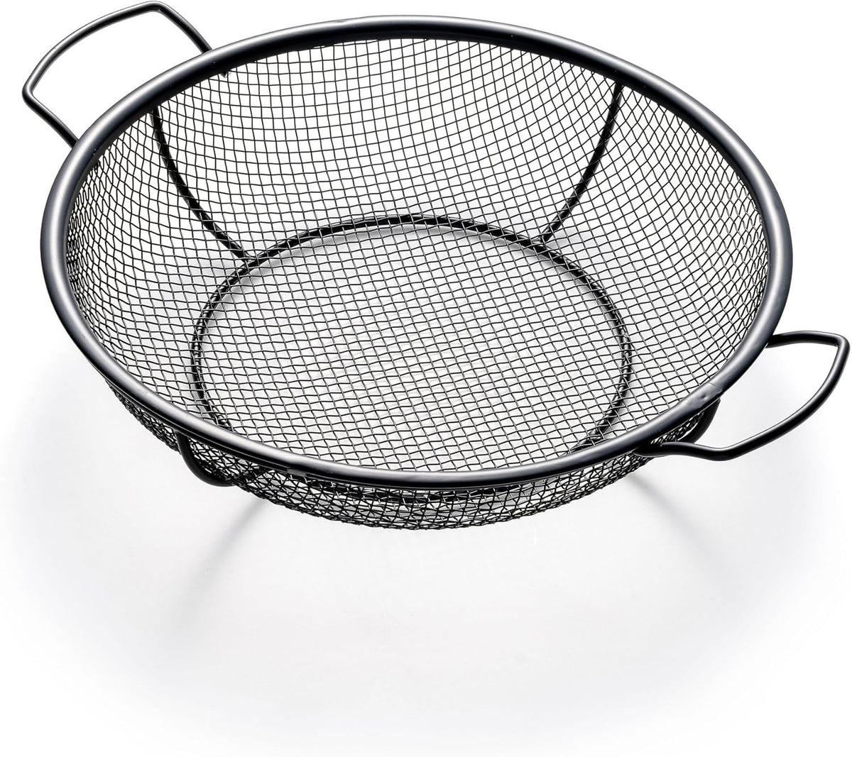 Outset Non-Stick Round Shallow Grill Basket