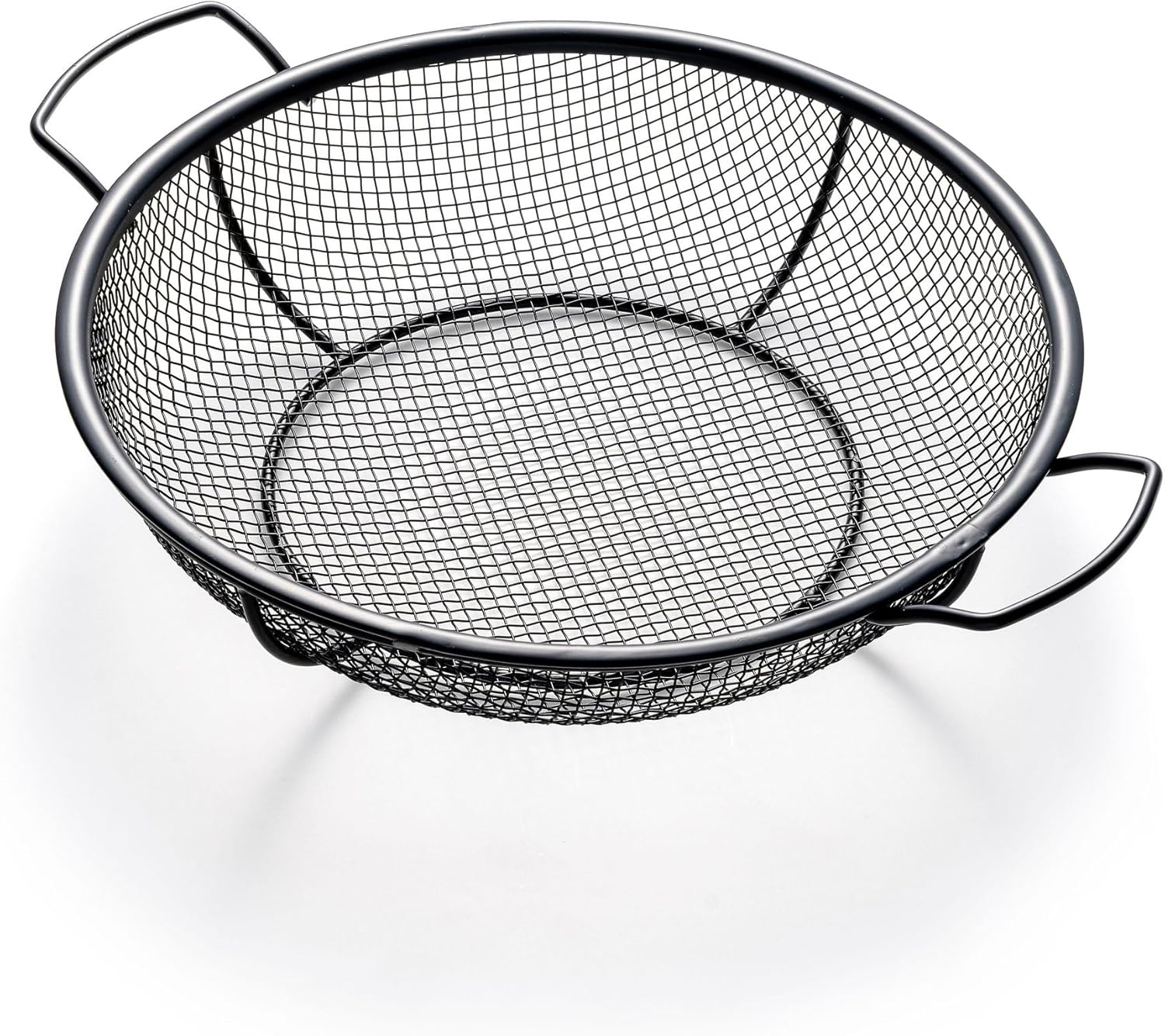 Outset Non-Stick Round Shallow Grill Basket