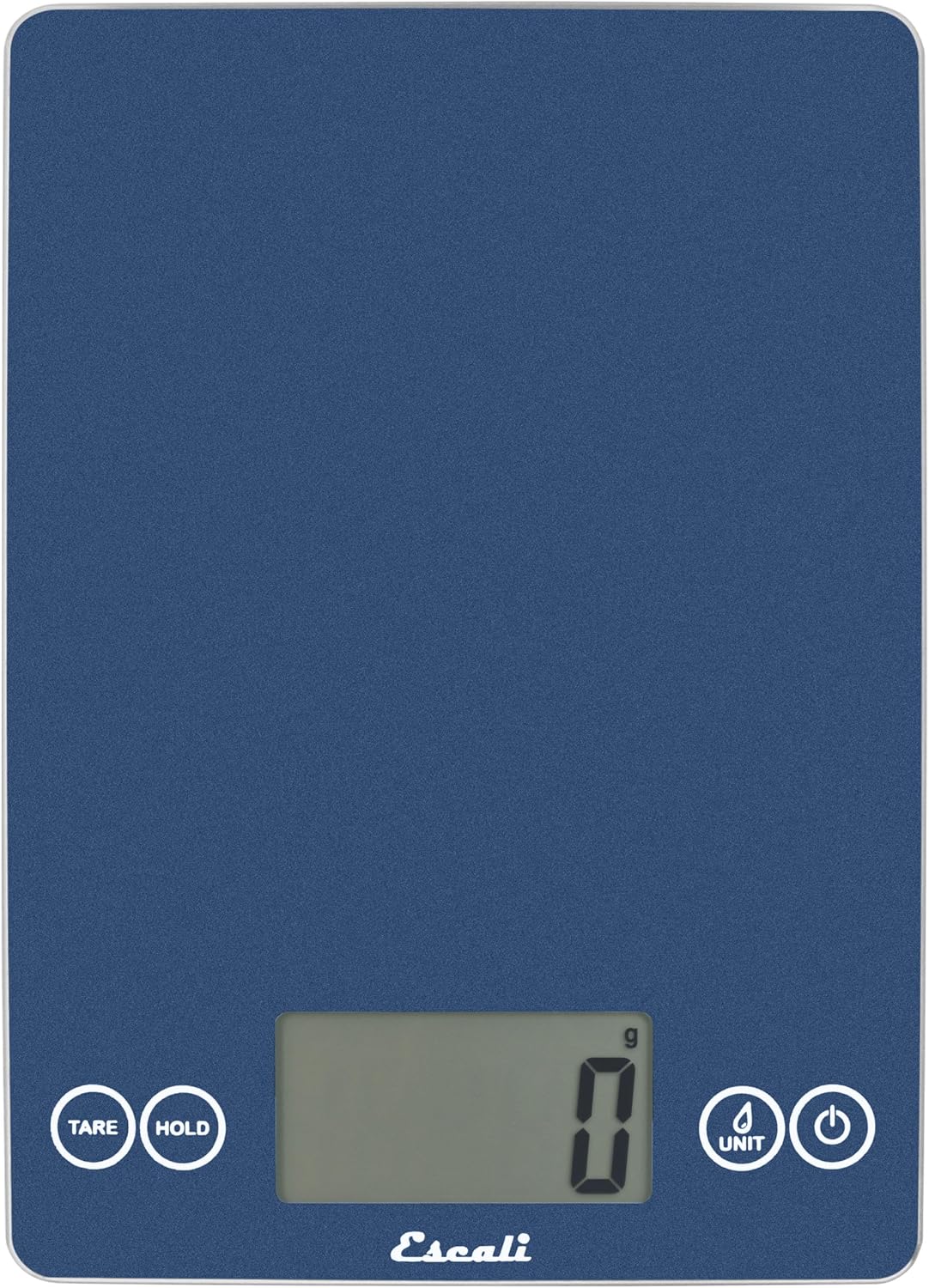 Escali Arti Digital Glass Kitchen Scale Blue Mirage