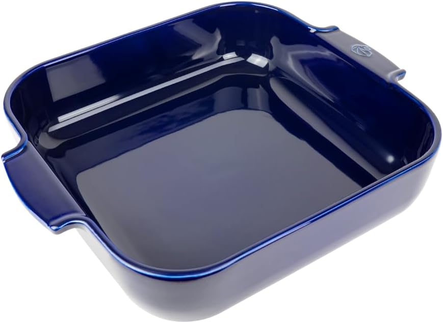 Peugeot Ceramic Baking Dish – Square – Blue – 36 cm