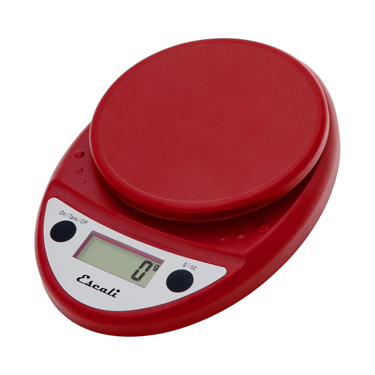 Escali Primo Digital Kitchen Scale – Warm Red