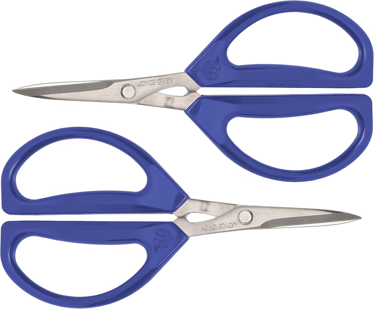 Joyce Chen Original Unlimited Kitchen Scissors – Blue – 2 Pack