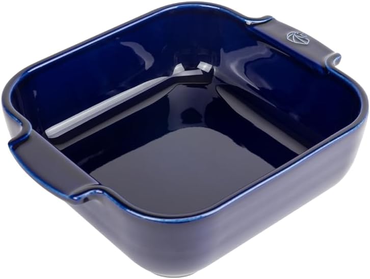 Peugeot Ceramic Baking Dish – Square – Blue – 21 cm