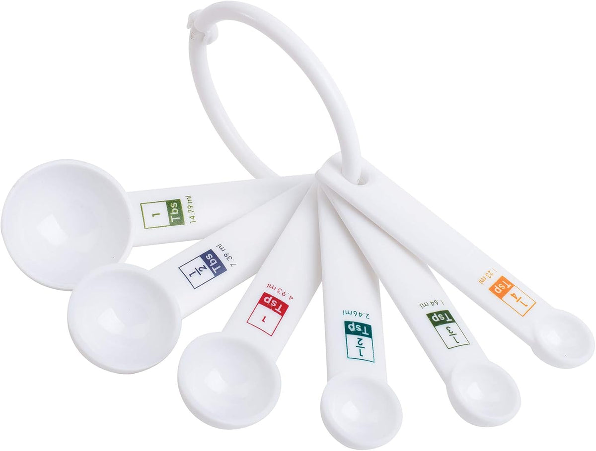 Fox Run White Measuring Spoon Set