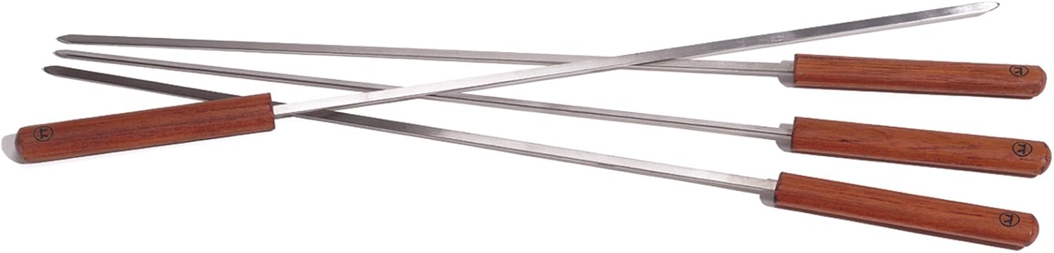 Outset Rosewood Set of 4 Barbecue Skewers 20"