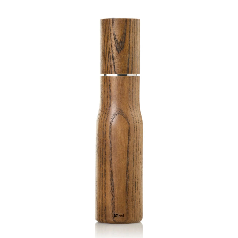 AdHoc Levo Salt &amp; Pepper Mill – Nut Brown Ash Wood – 10.6" / 27 cm