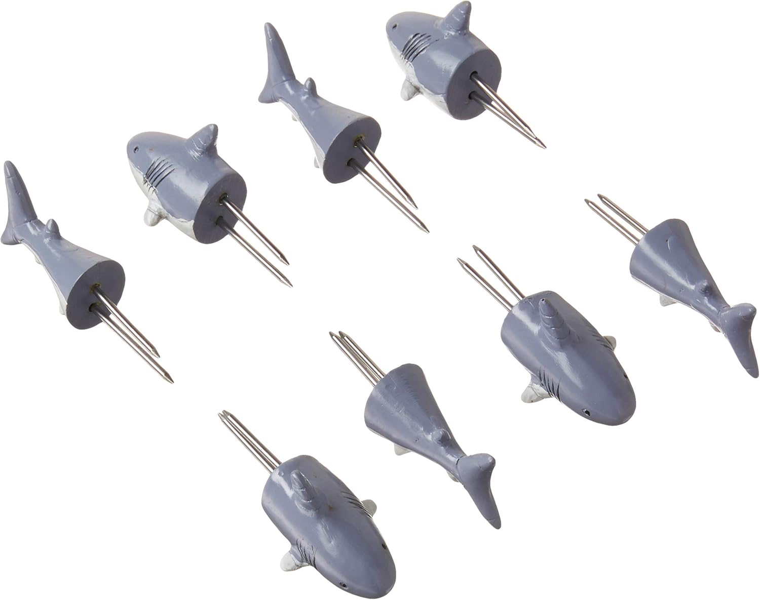 Outset Set of 8 Shark Corn Holders