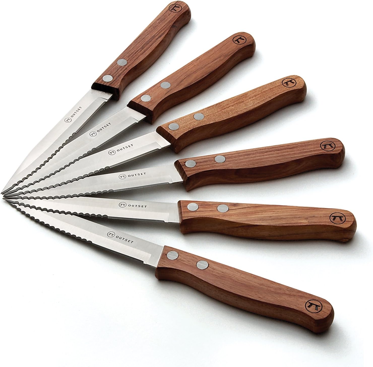 Outset Rosewood Steak Knife Set of 6