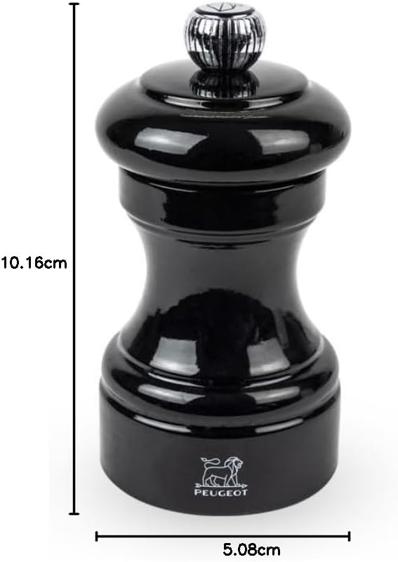 Peugeot Bistrorama Manual Pepper Mill – Black Beechwood – 10 cm