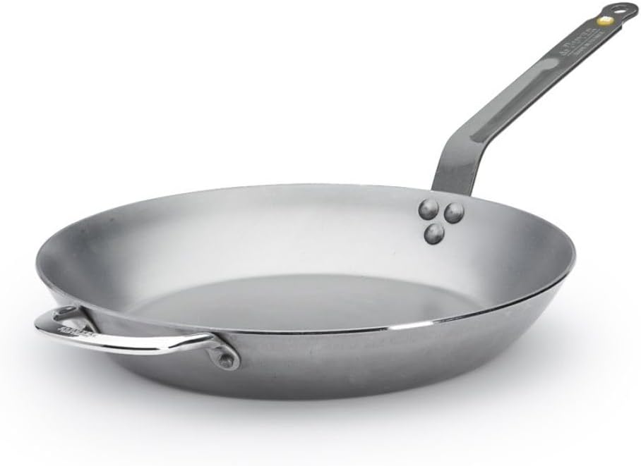 De Buyer Mineral B Element Round Steel Fry Pan – 32 cm