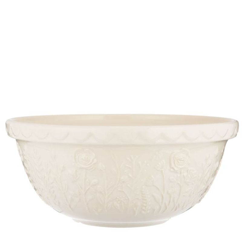 Mason Cash Meadow Mixing Bowl 11.75-Inch Cream