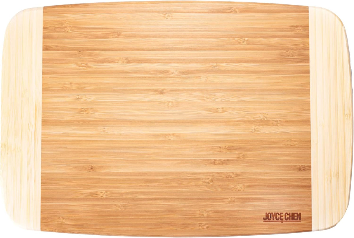 Joyce Chen Large Burnished Bamboo Cutting Board – 10 x 15"
