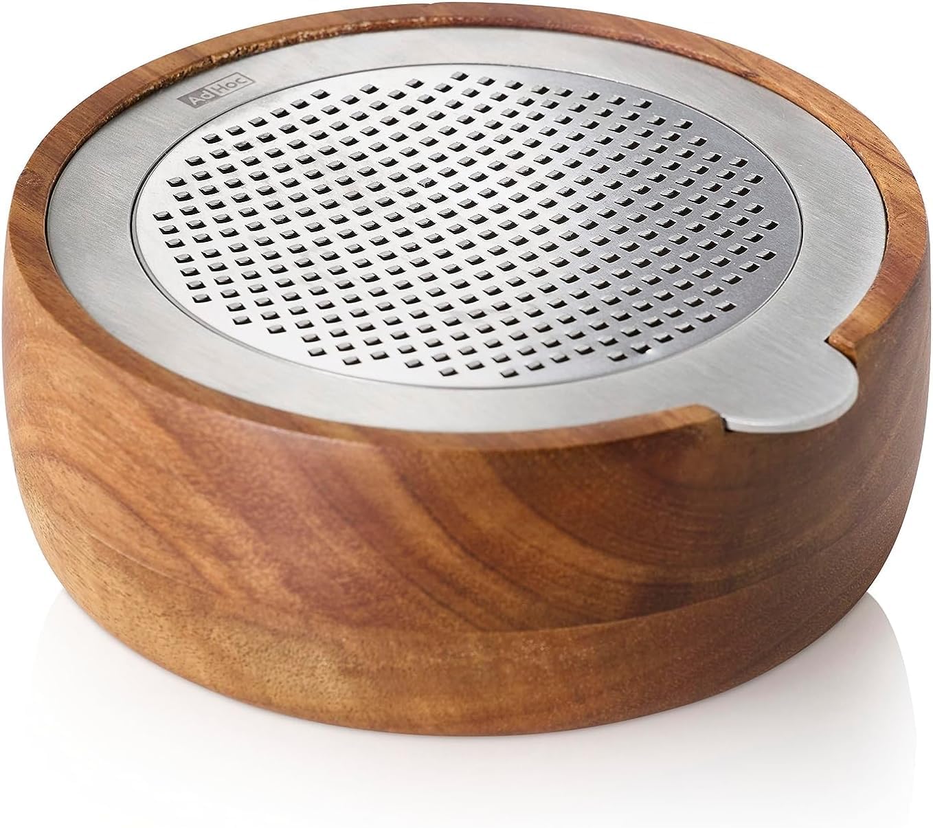 AdHoc CutnServe Fine Grater – Round – Stainless Steel