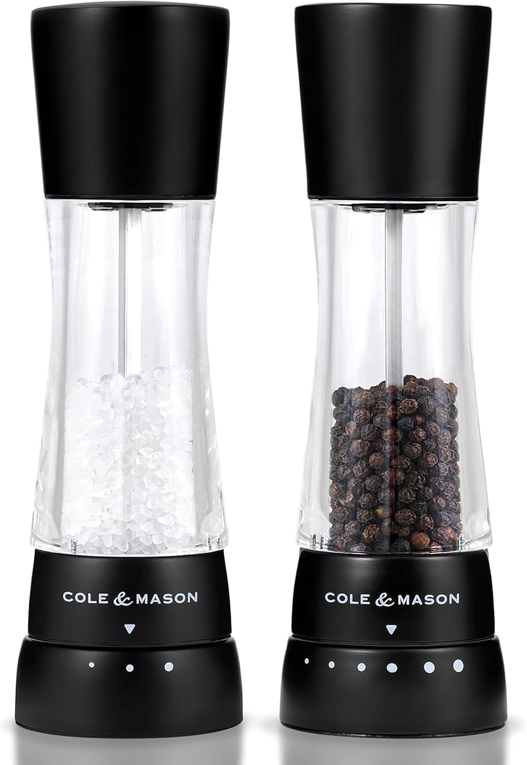 Cole & Mason Derwent Salt & Pepper Mill Gift Set – Matt Black
