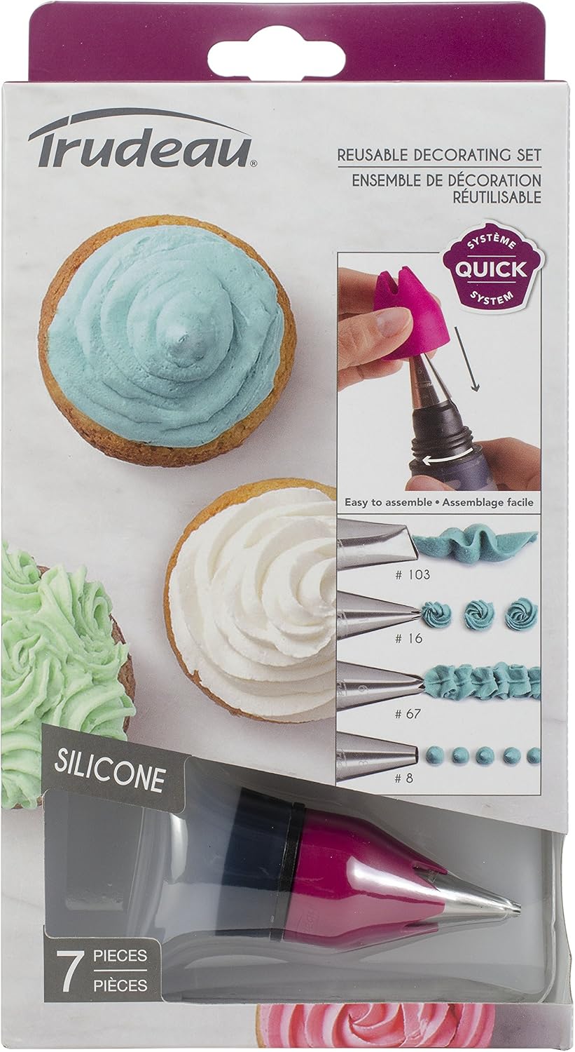 Trudeau Decorating Set with Metal Tips – 7 pcs