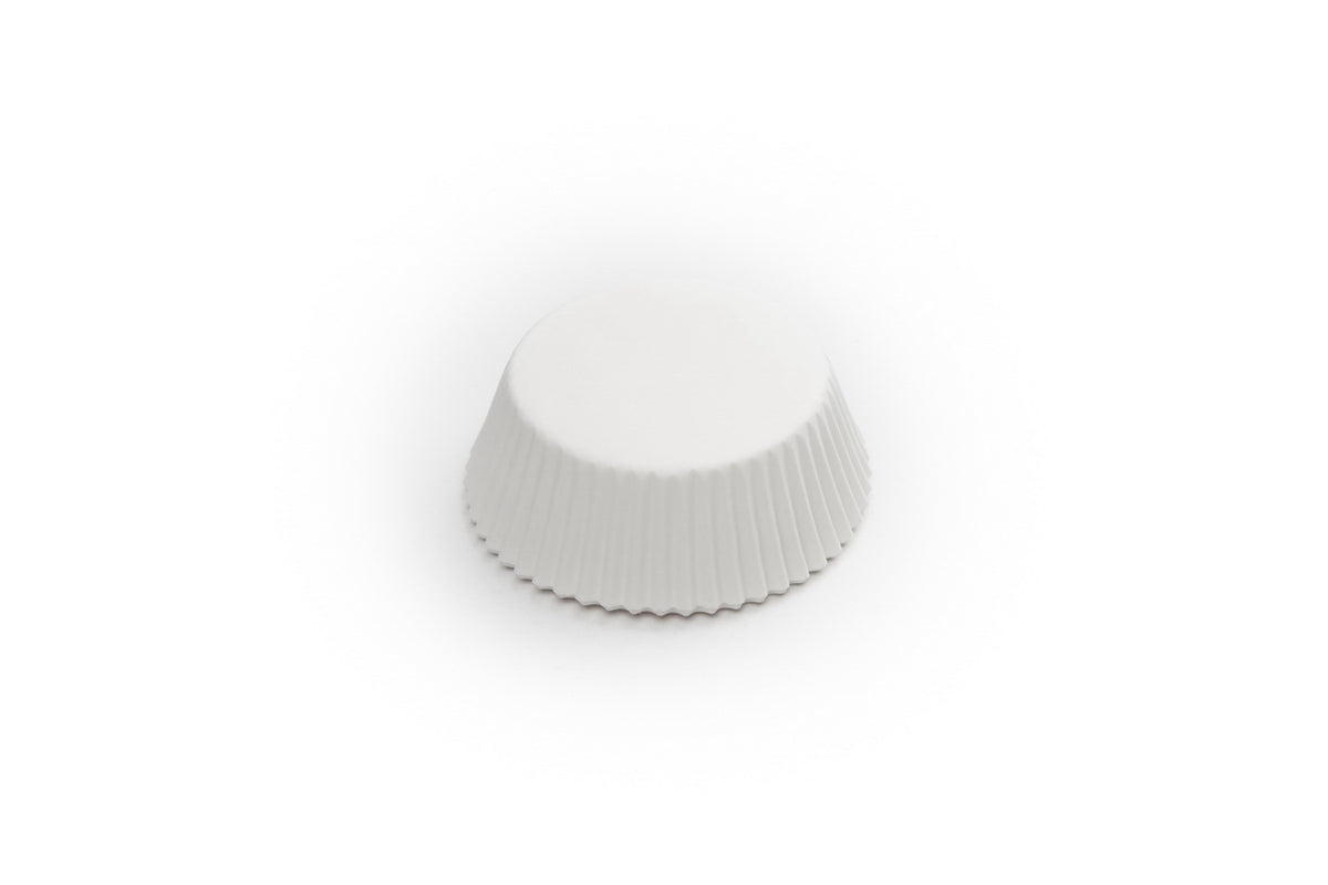 Fox Run White Fluted Baking Cups