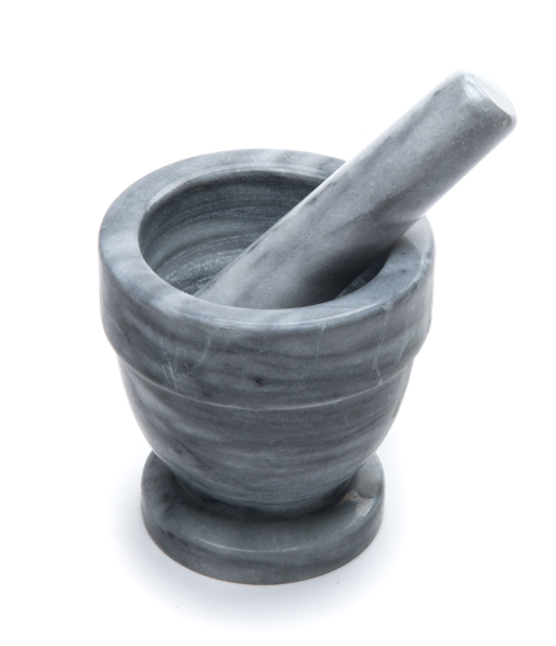 Fox Run White Marble Mortar & Pestle 4-Inch