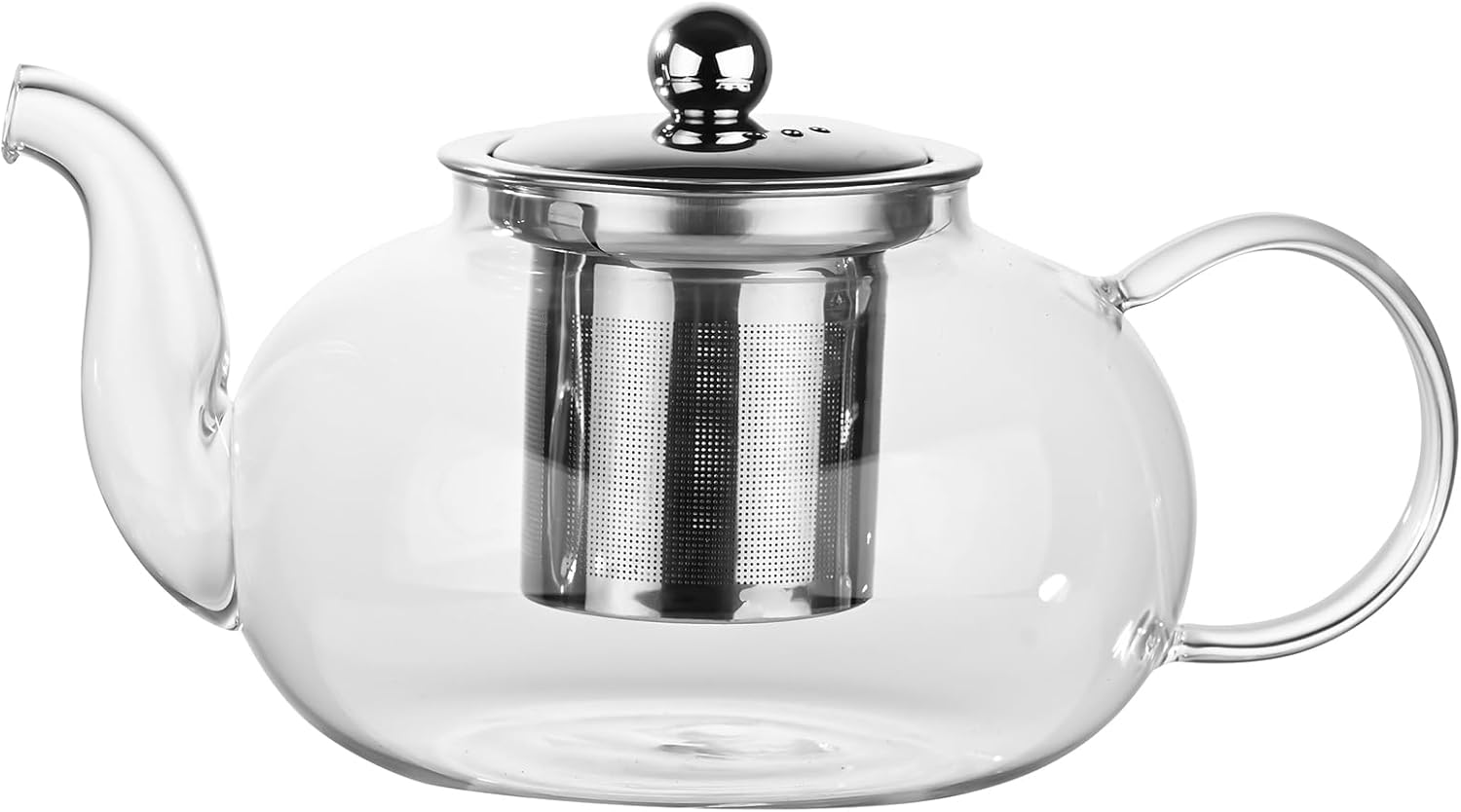 Fox Run Glass Teapot with Stainless Steel Infuser