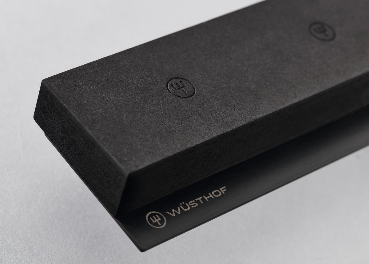 Wüsthof Magnetic Knife Holder Black MDF – 16" by Kitchen Niche