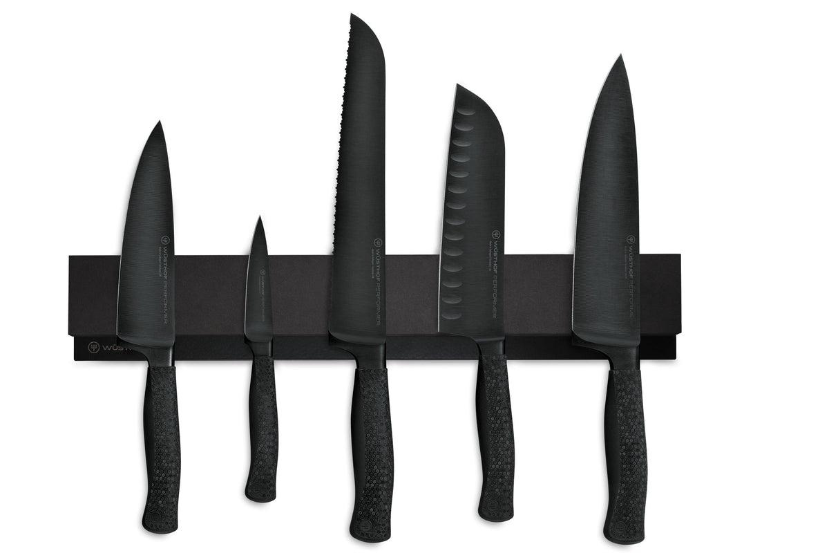 Wüsthof Magnetic Knife Holder Black MDF – 16" by Kitchen Niche