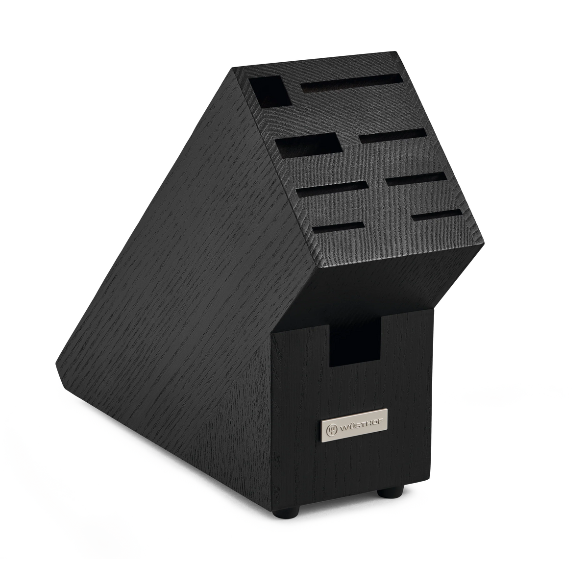 Wüsthof Knife Block Black Ash Wood – 7 Slot Wusthof by Kitchen Niche