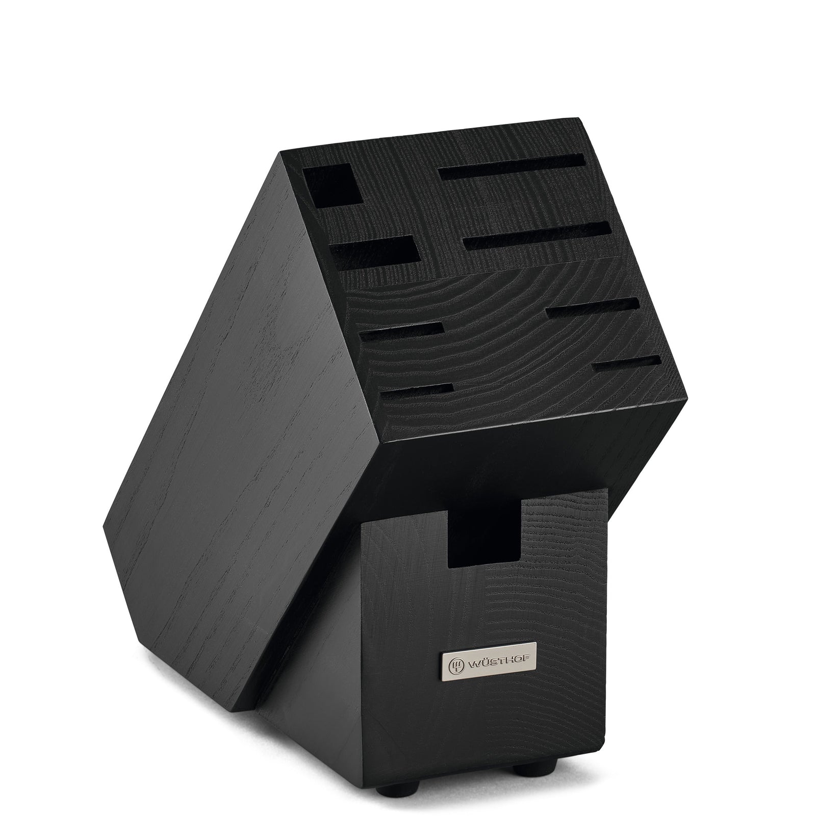Wüsthof Knife Block Black Ash Wood – 9 Slot Wusthof by Kitchen Niche