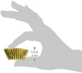 Fox Run Gold Foil Mini Baking Cup Set of 48