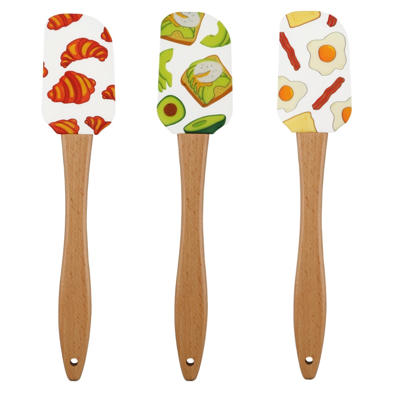Danesco 10" Silicone Spatula – Avocado Toast Design