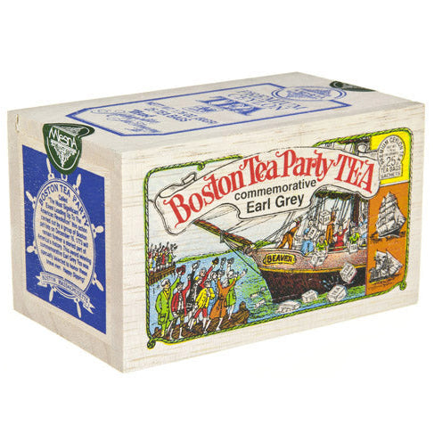 Metropolitan Tea Company Boston Tea Party Tea – 25 Teabag Wood Box
