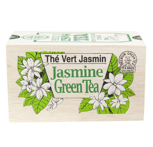 Metropolitan Tea Company Jasmine Green Tea – 25 Teabag Wood Box