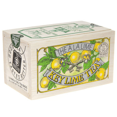Metropolitan Tea Company Key Lime Tea – 25 Teabag Wood Box