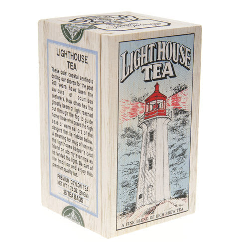 Metropolitan Tea Company Lighthouse Tea - 25 Teabag Wood Box Upright