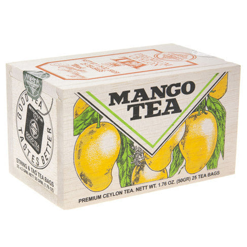 Metropolitan Tea Company Mango Tea – 25 Teabag Wood Box