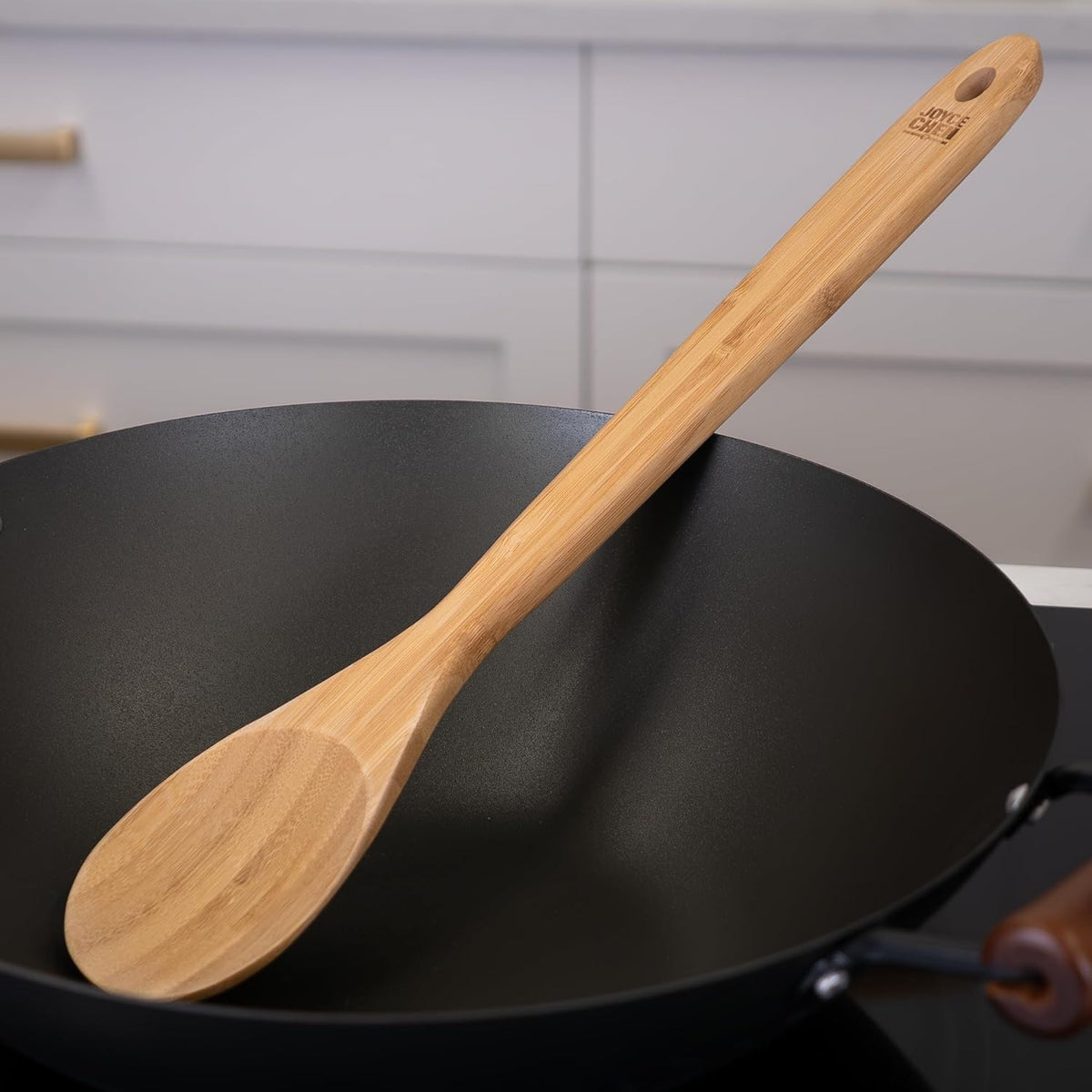 Joyce Chen Burnished Bamboo Mixing Spoon – 18"