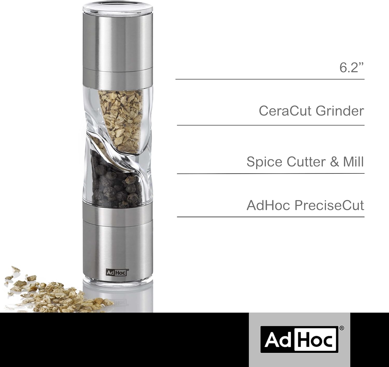 AdHoc DuoSpice Mini Spice Cutter & Mill