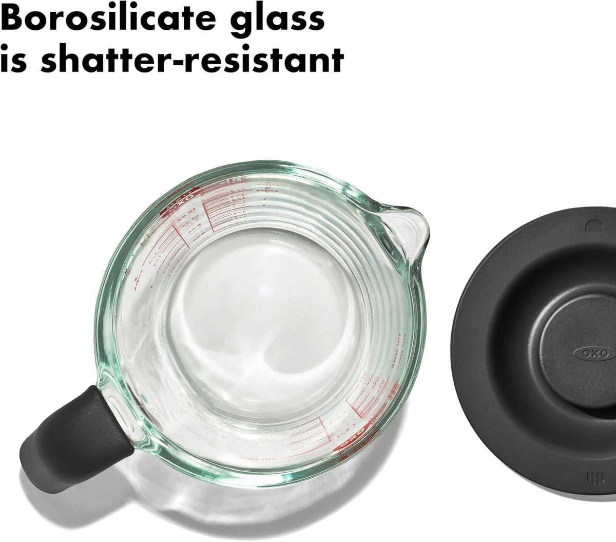 Oxo Good Grips Glass Measuring Cup With Lid 2-Cup
