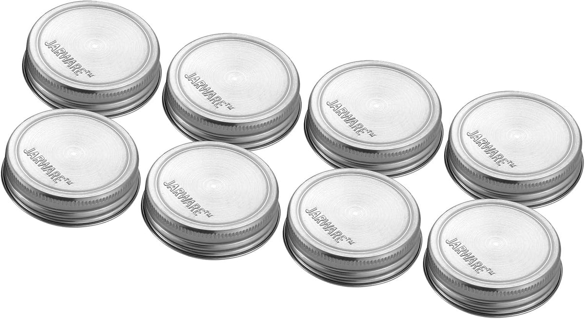 Jarware Stainless Steel Mason Jar Lids Set of 8