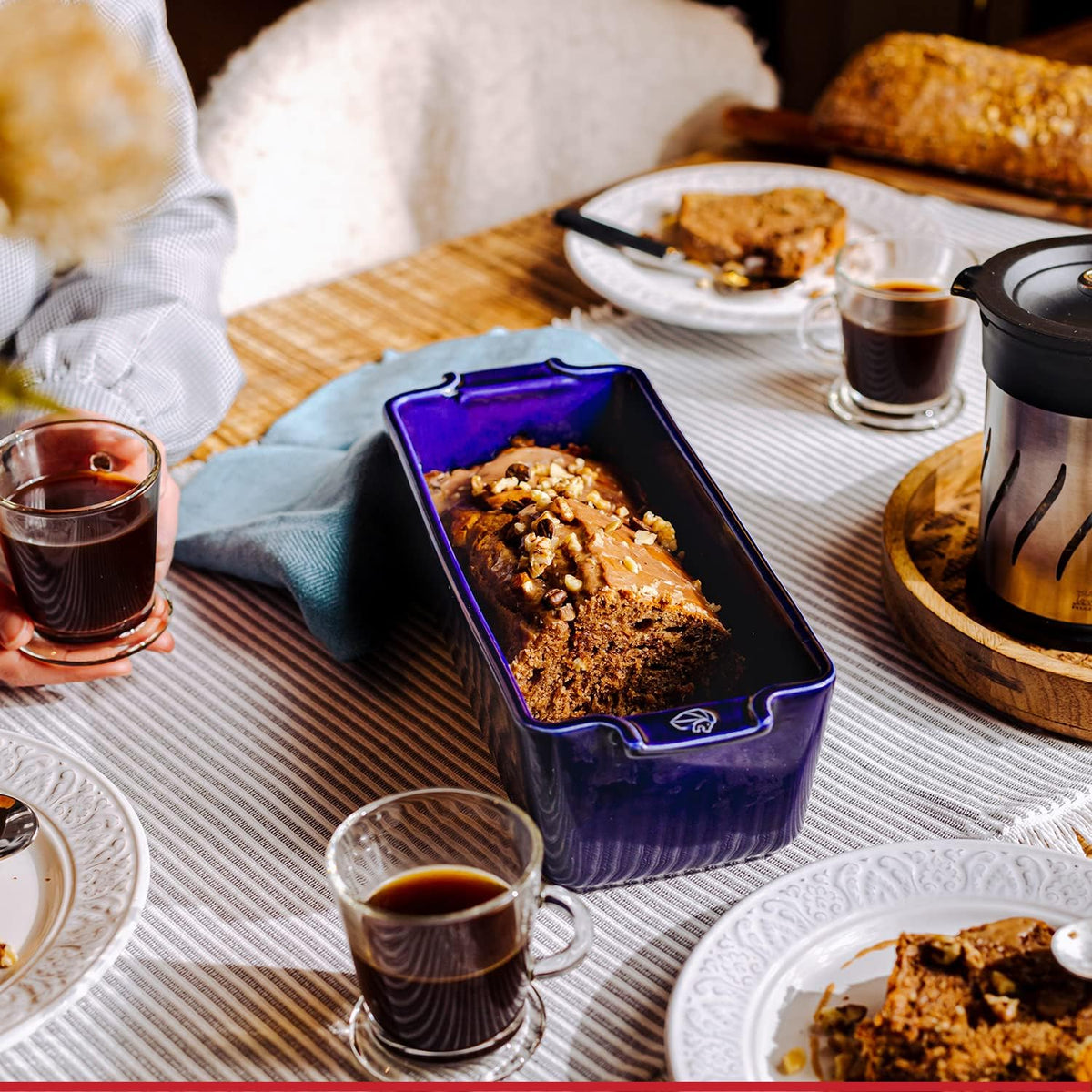 Peugeot Ceramic Loaf Pan – Blue – 31 cm
