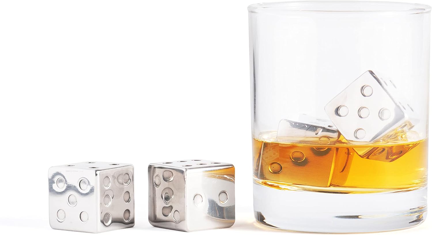 Outset Set of 4 Dice Whiskey Chillers