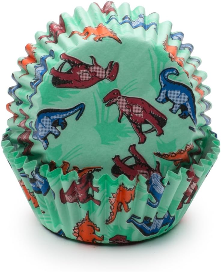 Fox Run Dinosaur Bake Cups - 50 Pack