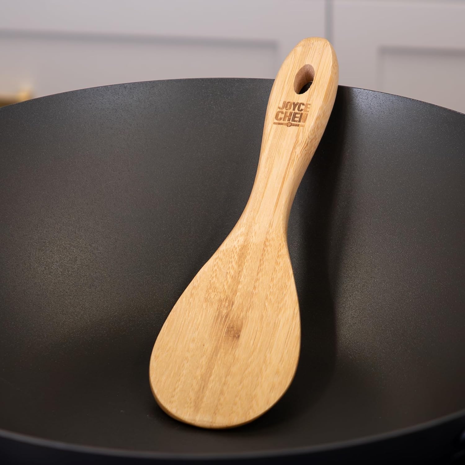 Joyce Chen Burnished Bamboo Rice Paddle – 9"