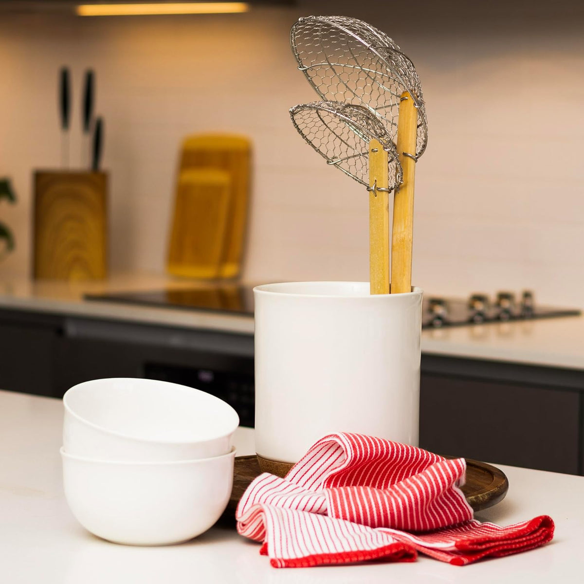 Joyce Chen Stainless Steel Spider Strainer – 5"